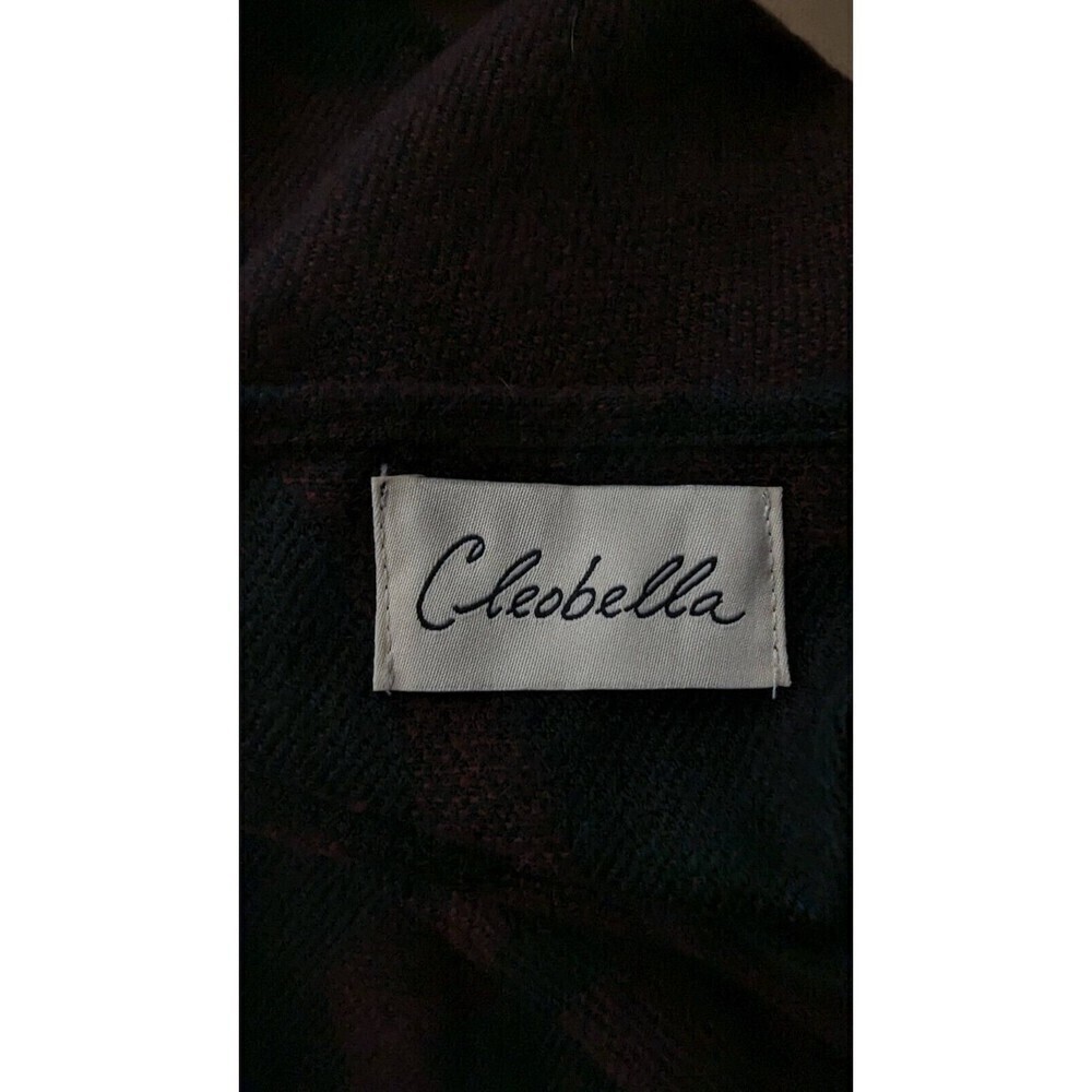 $228 Cleobella Rachel Zoe Sevigny Bordeaux Oversize Tassle Cardigan One Size - Picture 9 of 10